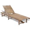 Bamboo Lounge Chair - Natural - 200 X 65 Cm