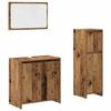 VidaXL Ensemble de meubles salle de bain 3 pcs bois d'ingénierie, armoire de salle de bain, placard de salle de bain, meuble 3328563