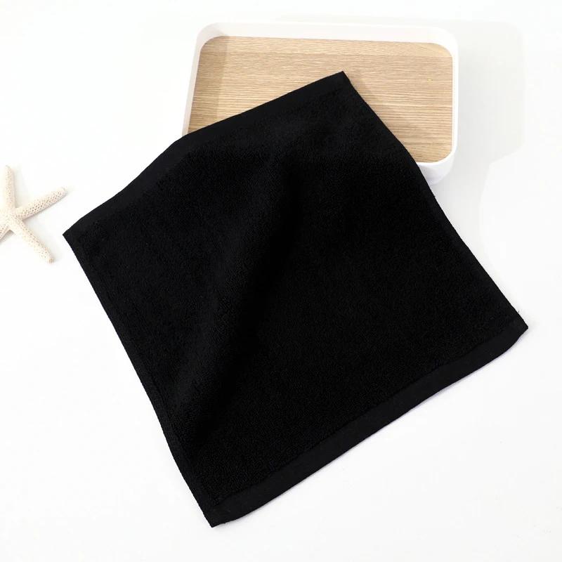 

Премиальные микрофибровые салонные полотенца Черные Абсорбирующие для парикмахера Устойчивое к отбеливателю Полотенце для волос для дома отеля салона красоты Полотенце 25x25cm&3pcs чёрный