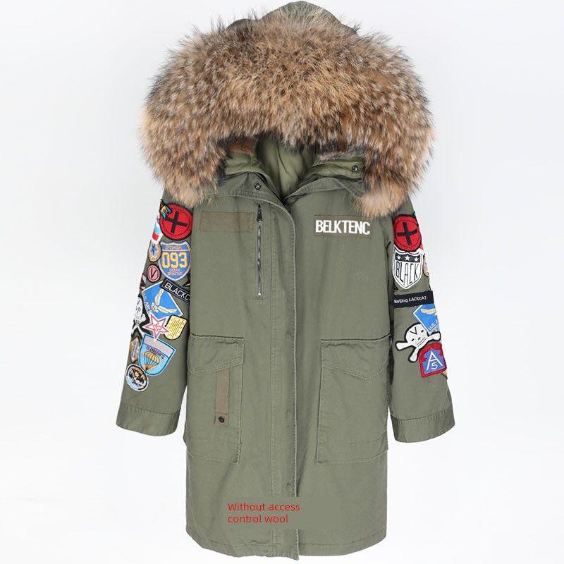 

Браслет Средней Длины Длинный Мех Повседневный Большой Меховой Воротник Планка Green(No. 93 without entrance guard) L