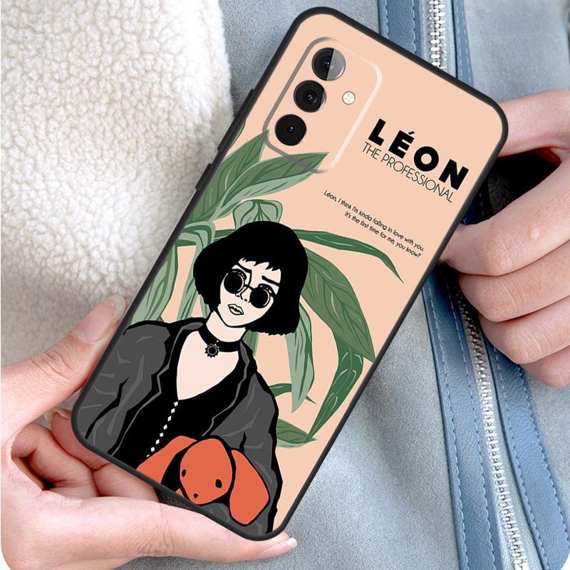 Leon The Professional Phone Case For Samsung Galaxy A54 A34 A14 A15 A25 A35 A55 A53 A33 A13 A52 A32 A12 A51 A71