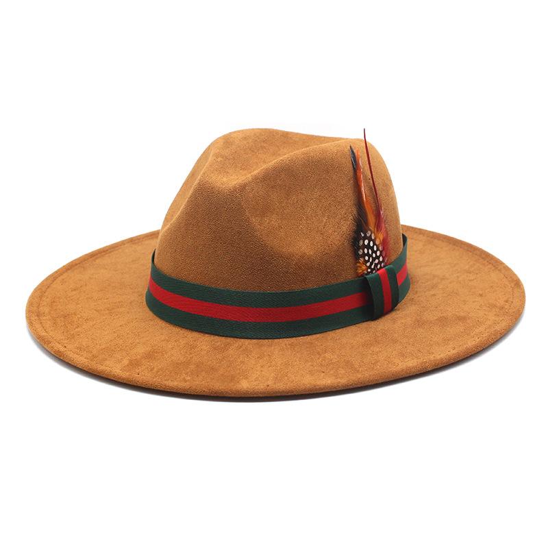 Internet Celebrity With Western Cowboy Hat Outdoor Visor Hat Imitation Suede Knight Hat Street Shot Top Hat