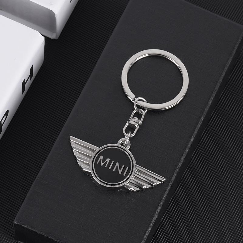 Metal Car Keychain Badge Key Ring Pendant Car Key Accessories For For BMW Mini Cooper R50 R53 R55 R56 R60 R61 F54 F55 F56 F60 ou2