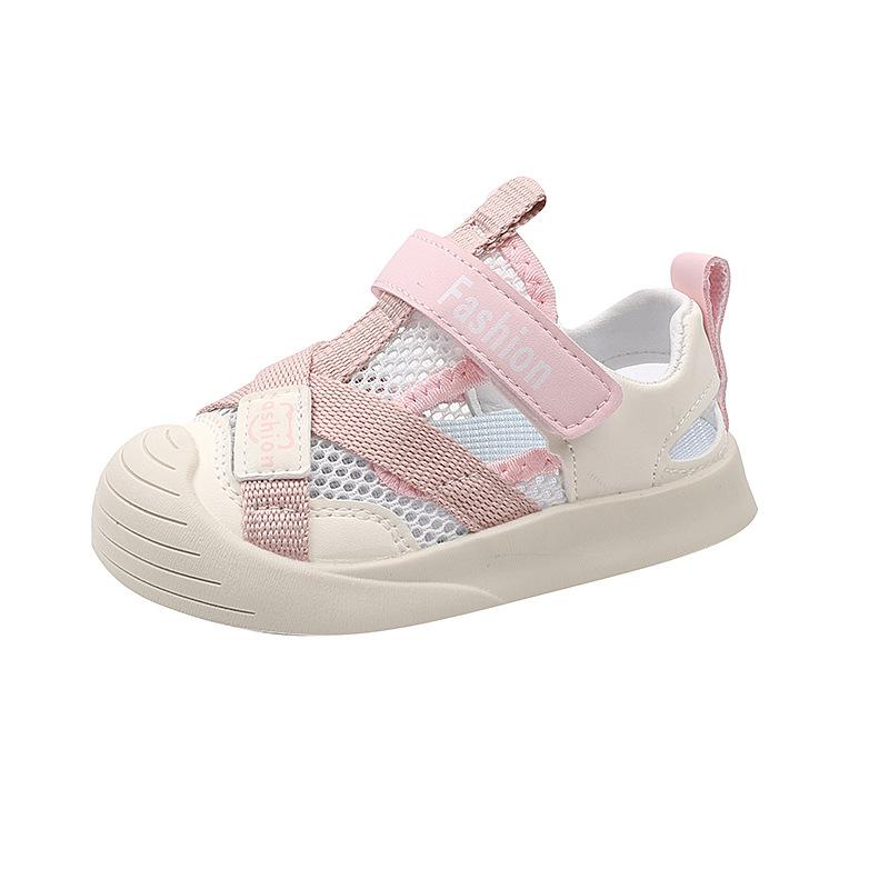 Children's Summer Closed-Toe Sandals, Boys' Breathable Mesh Sports Sandals, Girls' Casual Versatile Trendy Shoes