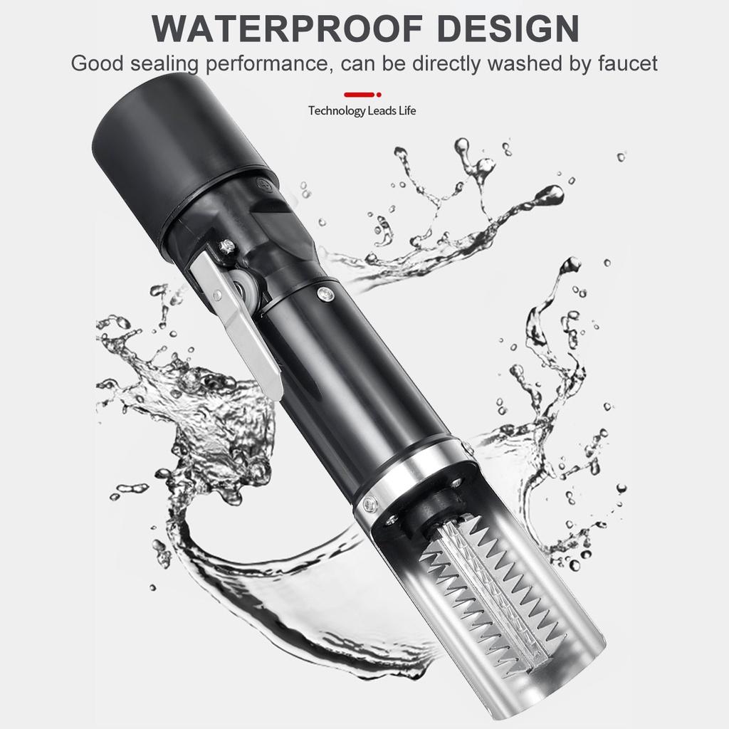 120W 8800MAH Lading Bærbar Elektrisk renser Fiskeavleiring Clean Fish Remover Rensemiddel Avkalkingsskrape Sjømatverktøy