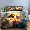 Sacred Heart Christian Bedding Bedding Duvet Cover Set Duvet Cover Pillowcases (1 * Duvet Cover 2 * Pillowcases, without duvet insert)