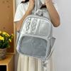 Cute Transparent Transparent Rucksack Y2K Lolita Shoulder Bag DIY Display Personality Ita Bag Students