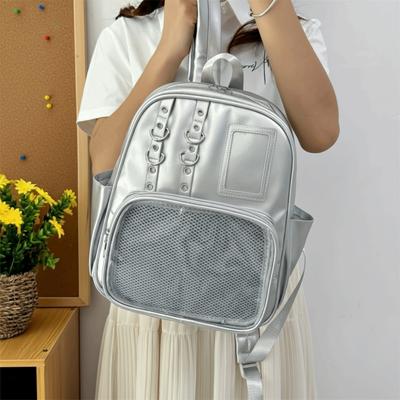 Cute Transparent Transparent Rucksack Y2K Lolita Shoulder Bag DIY Display Personality Ita Bag Students