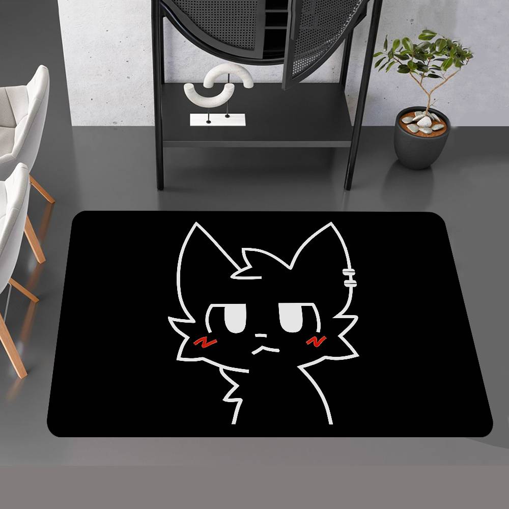 Boykisser Silly Cartoon Entrance Door Mat Nordic Style Bedroom Living Room Doormat Home Balcony Anti-Slip Modern Home Decor