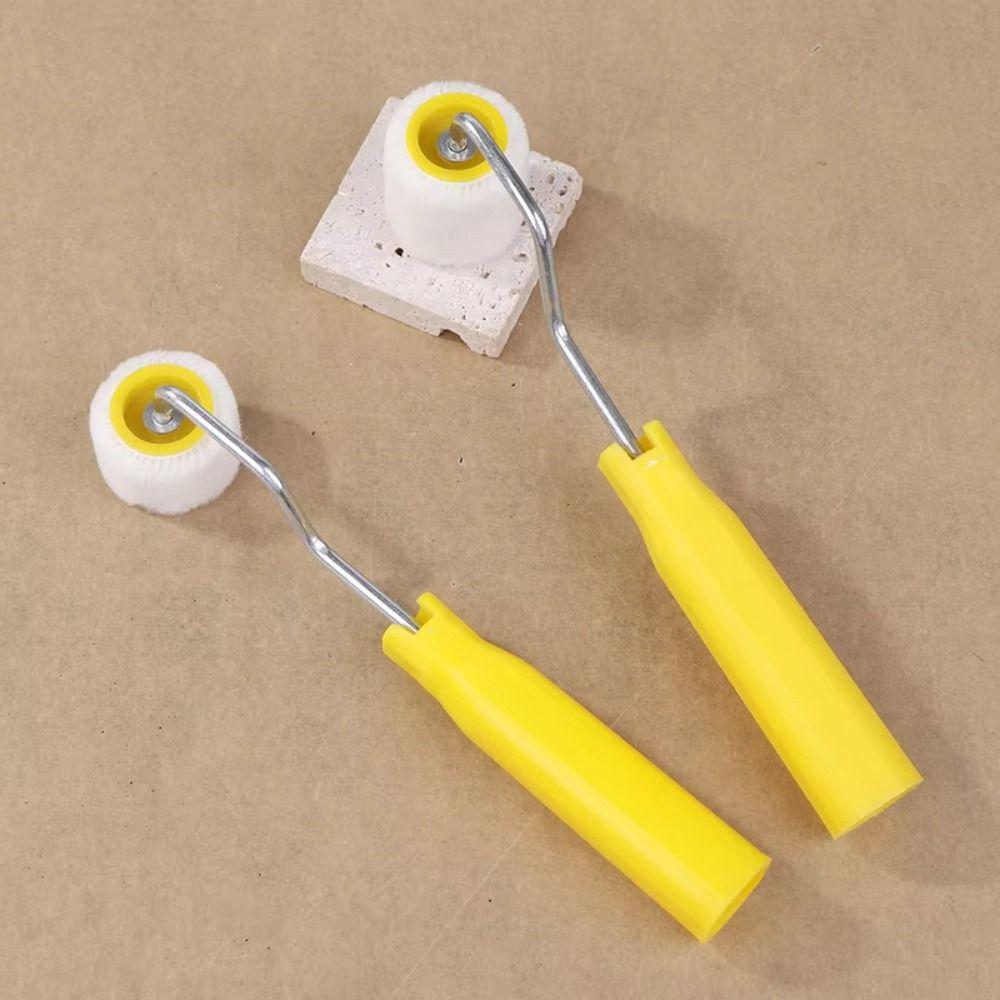 Plastic Trim Edge Brush Roller Ergonomic Design Wool Roller Brush Small Paint Brushes  DIY