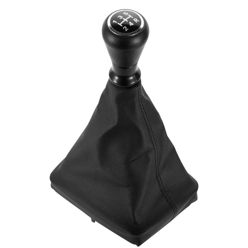 Peugeot 206 Gear Shift Knob & Boot Dust Cover - Black