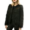 Women's Long Sleeve Fluffy Coat Open Front Faux Fur Cardigan Furry Parka Shaggy Jacket Winter Warm Outerwear