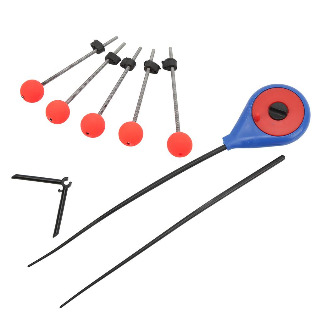5 Stück Eisangelruten Endverlängerungsabschnitt Ruten Rutenendspitze mit Rute zum Winterangeln