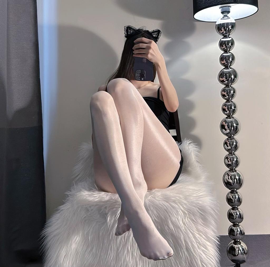 Sex oily socks underwear sexy stockings transparent oily naked ammonia core silk one-piece open crotch closed crotch pantyhose women