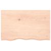 VidaXL Table Top 80x50x2 Cm Solid Untreated Oak Wood 3156293