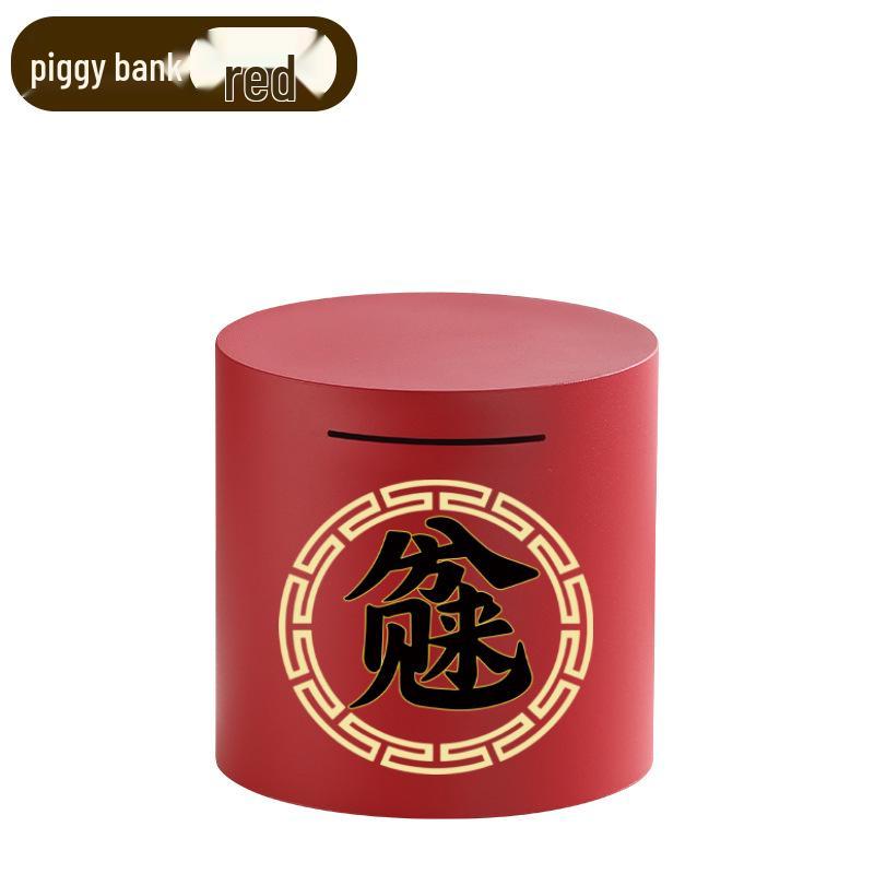 2025 Ulusal Trend Tarzı Kırılmaz Kumbara - Yetişkinler ve Çocuklar İçin - Şanslı Tasarruf, Kalınlaştırılmış Tasarım