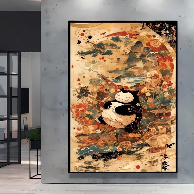 Canvas Painting Pokemon Charizard Cool Character Poster HD Printing Not Fading Modern Home Children's Bedroom Decor Holiday Gift