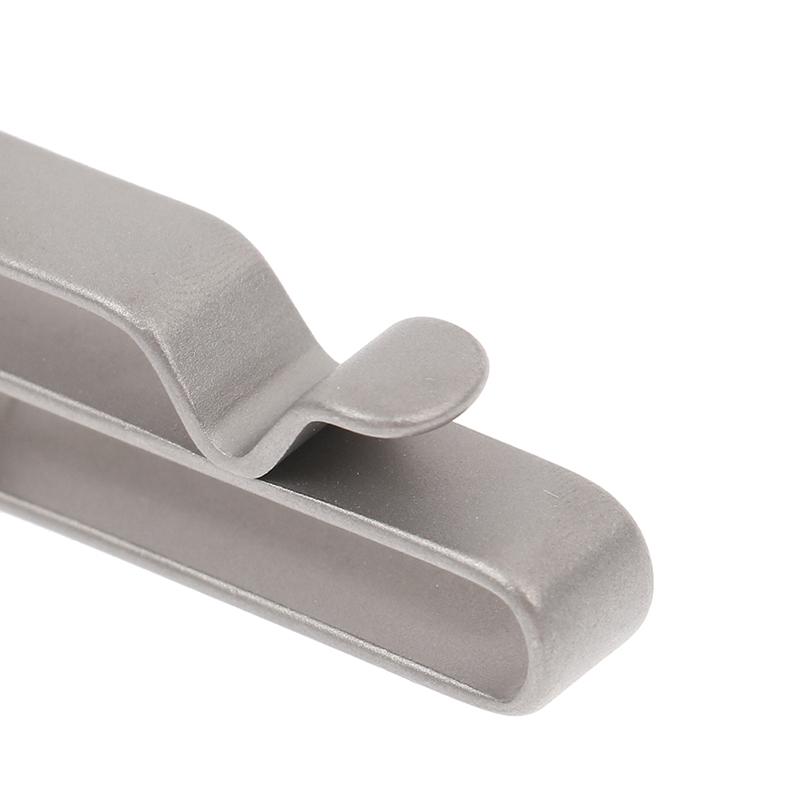 Hiking Titanium Alloy Buckle Ribbon Ending Buckles Belt Clip Quick Draw Keychain Hanging Buckles Key Ring