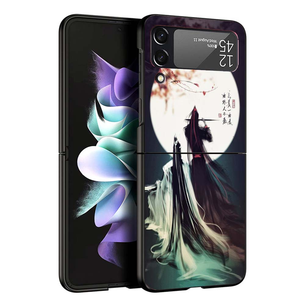 Anime Mo Dao Zu Shi Cases For Samsung Galaxy Z Flip 4 5 6 7 3 Z Flip7 Flip6 Flip4 Flip5 Flip3 5G Hard Shockproof Fundas Cover Ga