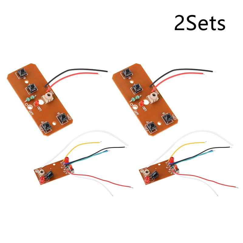 Four-Channel Rc Remote Control Module Diy Rc Car Transmitter Receiver Board 27Mhz Long Range High Power Motor Controller