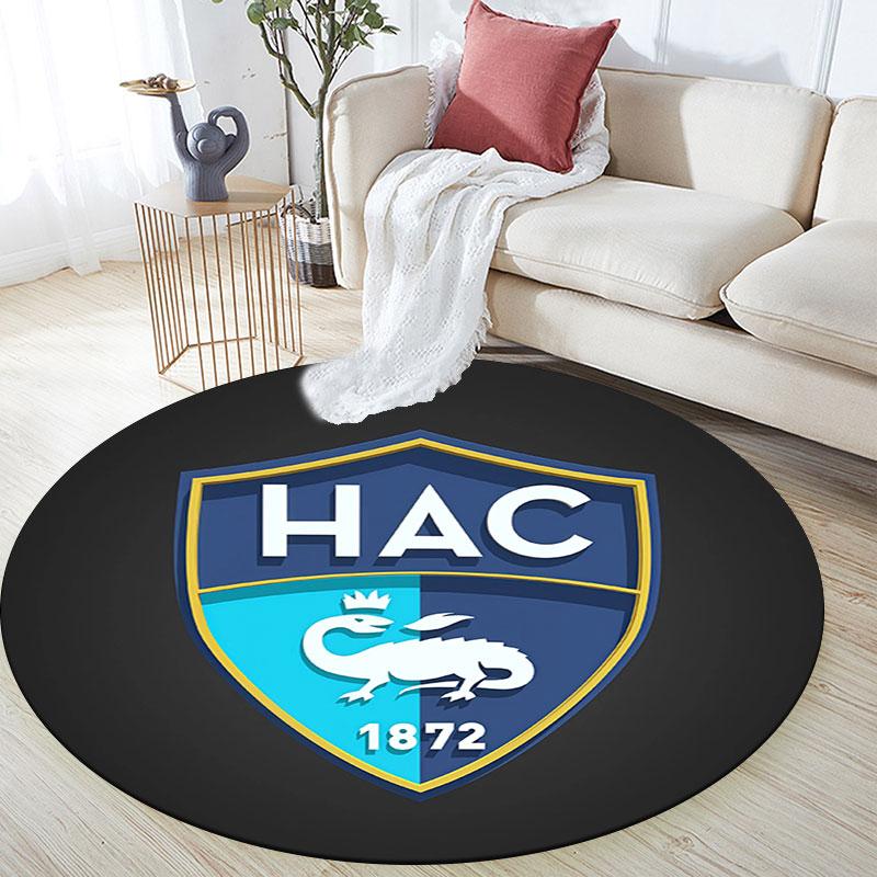Le Havre AC,Round Area Rug,Carpet Rug for Living Room Bedroom Sofa Playroom Decor,Non-slip Floor Mat