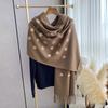 Tassel Blanket Embroider Design Thick Pashmina New Winter Warm Shawl Wrap Cashmere Scarf Women Neckerchief Poncho Stoles