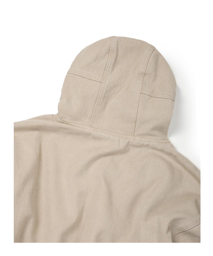 Etce (Base) Vintage Hood Work Jacket (Beige)