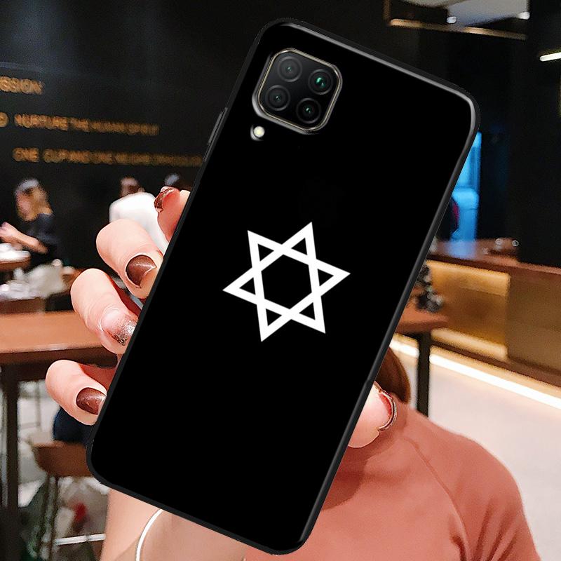 

David Jewish Star Symbol For Huawei Honor X8a X7a X9a X8 50 70 90 Lite Magic5 Pro P20 P30 P40 P50 P60 Nova 9 5T Case Honor 50