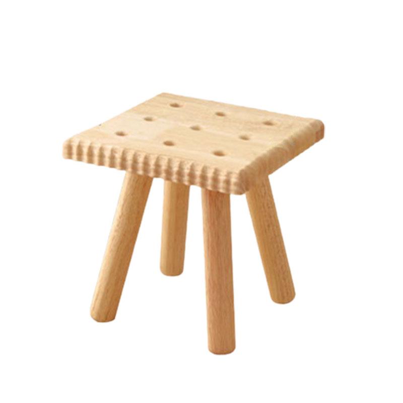 Solid Wood Shoe Changing Stool Simple Multi Functional Removable Low Wooden Benchhallway Entrance Living Room Home Furniture