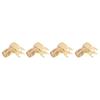 10Pcs RF Connector Panel Bent 90 Degree 4 Pin Antenna Base PCB Board End Coaxial Adapter SMAKWE