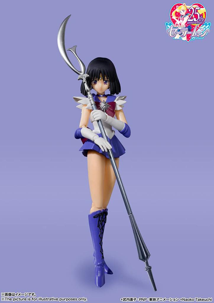 TAMASHII NATIONS Sailor Moon R Sailor Saturn Color 130mm painted movable figure S.H.Figuarts -Animation Edition- Approx. PVC&ABS