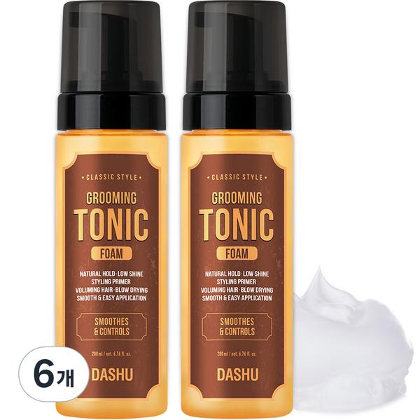 

Dashu Classic Style Grooming Tonic Foam Hair Wax, 6 pieces, 200ml, Korea best mens hair products