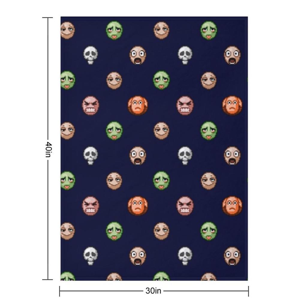 Moodle pattern, PZ Throw Blanket Luxury Thicken Plaid on the sofa manga Weighted Blankets