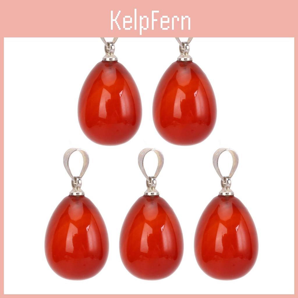 Pendants 5pcs Agate Stone Hanging Decoration For Necklace Earrings Bracelet Keychain Making