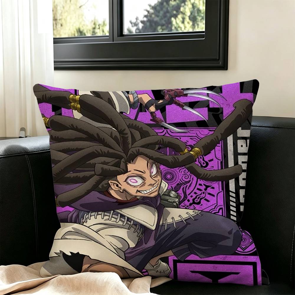 Gachiakuta Anime Pillow Case Square Double-Sided Sofa Cushion Cover Bedroom Bedside Pillow