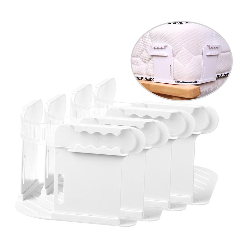 

4Pcs Heavy Duty Bedsheet Corner Tightener Clips Mattress Straps For No More Loose Sheets Lock Sheet Holders Bed Sheet Grippers
