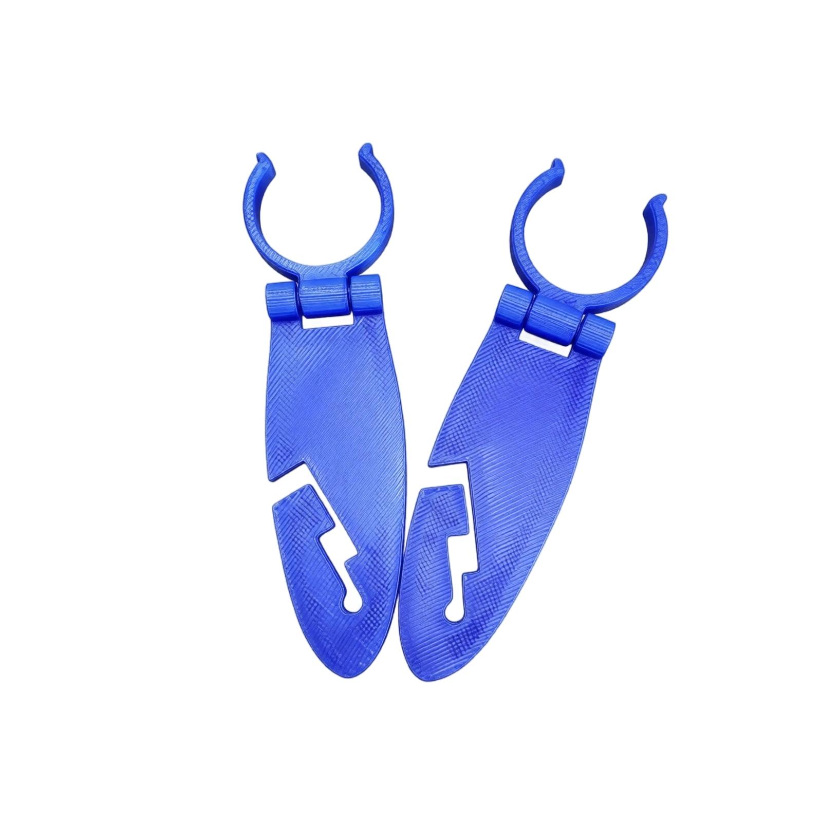 Kayak Paddle Holder Clips Adjustable Paddle Lock for Kayak Canoe Accessories Paddle Storage and Transport Secure Paddle Fastening One Size синий