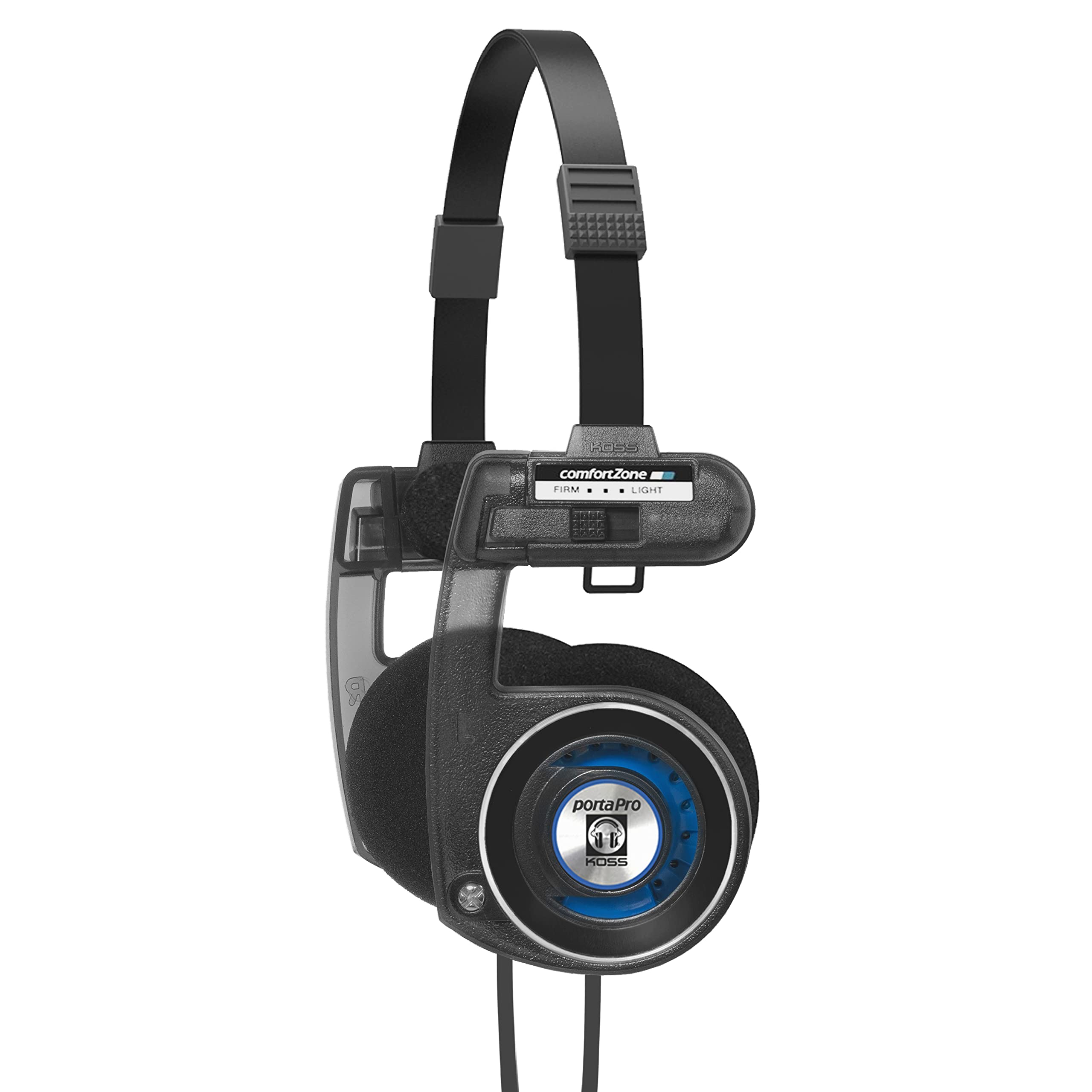 

Koss Porta Pro Utility Headphones with Detachable and Interchangeable Cord System and Foldable Stealth Gray On-Ear Design,