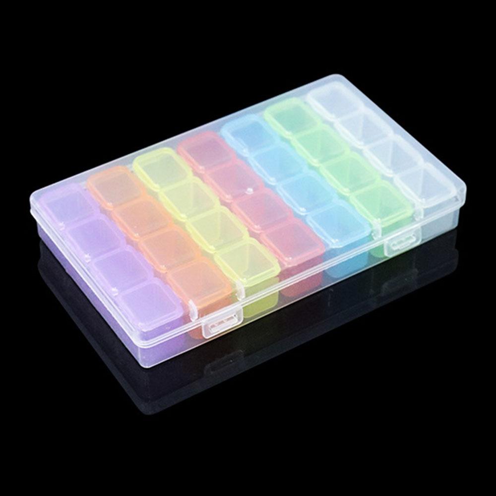 5D DIY Diamond Painting Tools Accessories Storage Box Container Diamond Embroidery Accessories Drill Box Mosaic Container Case