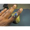 Oval Labradorite Ring US7.5 Solid 925 Sterling Silver Gemstone Handmade Ring MK-85