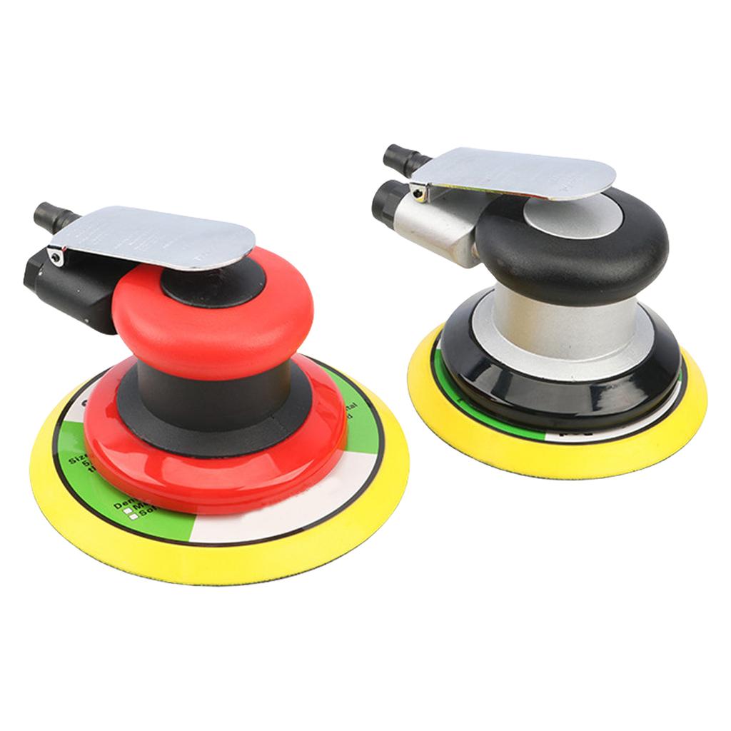 5/6inch Pneumatic Palm Sander Pneumatic Tool for Precise Sanding Polishing 13500rpm Pneumatic Sander For Car Polishing