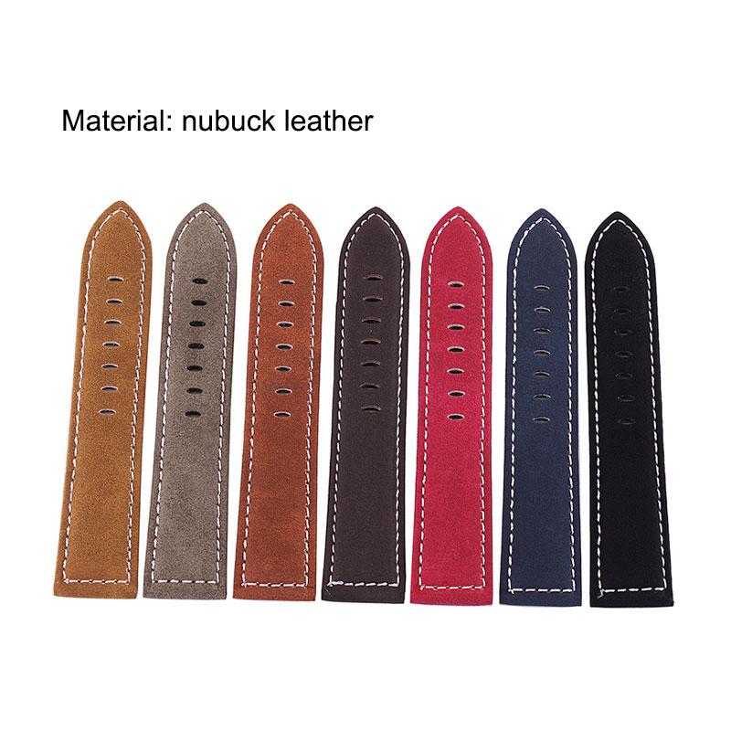 UTHAI Watch Strap 18mm 20mm 22mm 24mm Frosted Calf High-end Watch Band Universal Smart Watch Bracelet P12