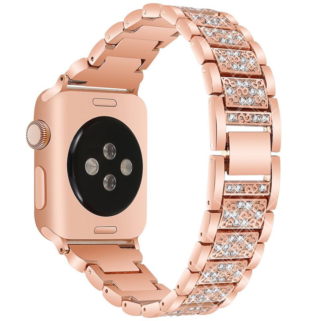 Curea cu lanț de bijuterii pentru Apple Watch Band Ultra 49mm 40mm 44mm 42mm 38mm Bratara cu bucla Bratara cu diamant IWatch Series 8 7 6 5 4 3 SE