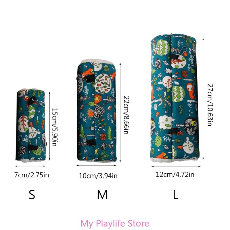 Parrots Squirrels Hamsters Tunnel Birds Plush Winter Warm Cotton Toy Hammock Passage Tunnel Pet Products Hamster Tent