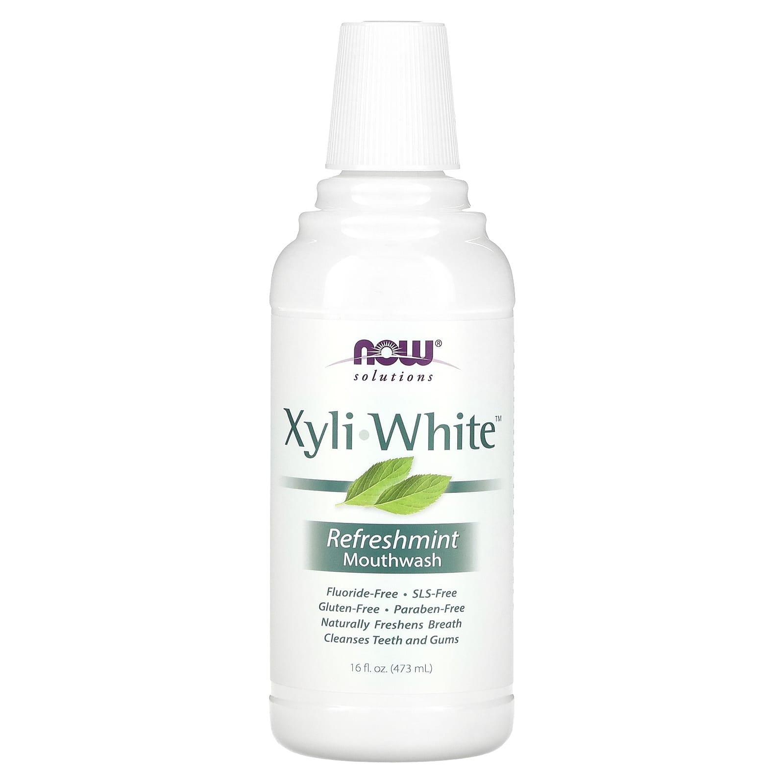 

Solutions, Xyliwhite Oral Cleanser, Fluoride Free, Refreshing Mint, 473 Ml (16 Fl Oz)