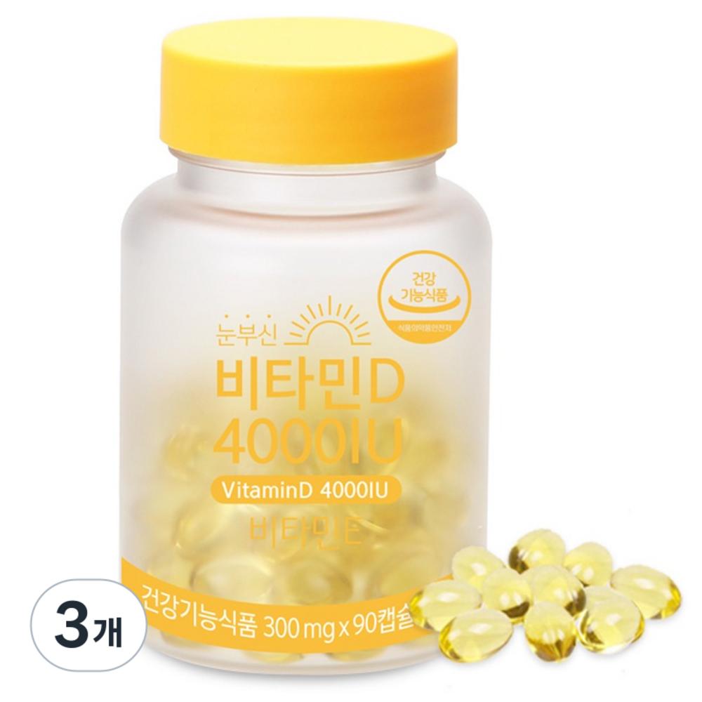 Hanmi Pharmaceuticals Dazzling Vitamin D 4000IU 27g 90 Tablets 3 pcs