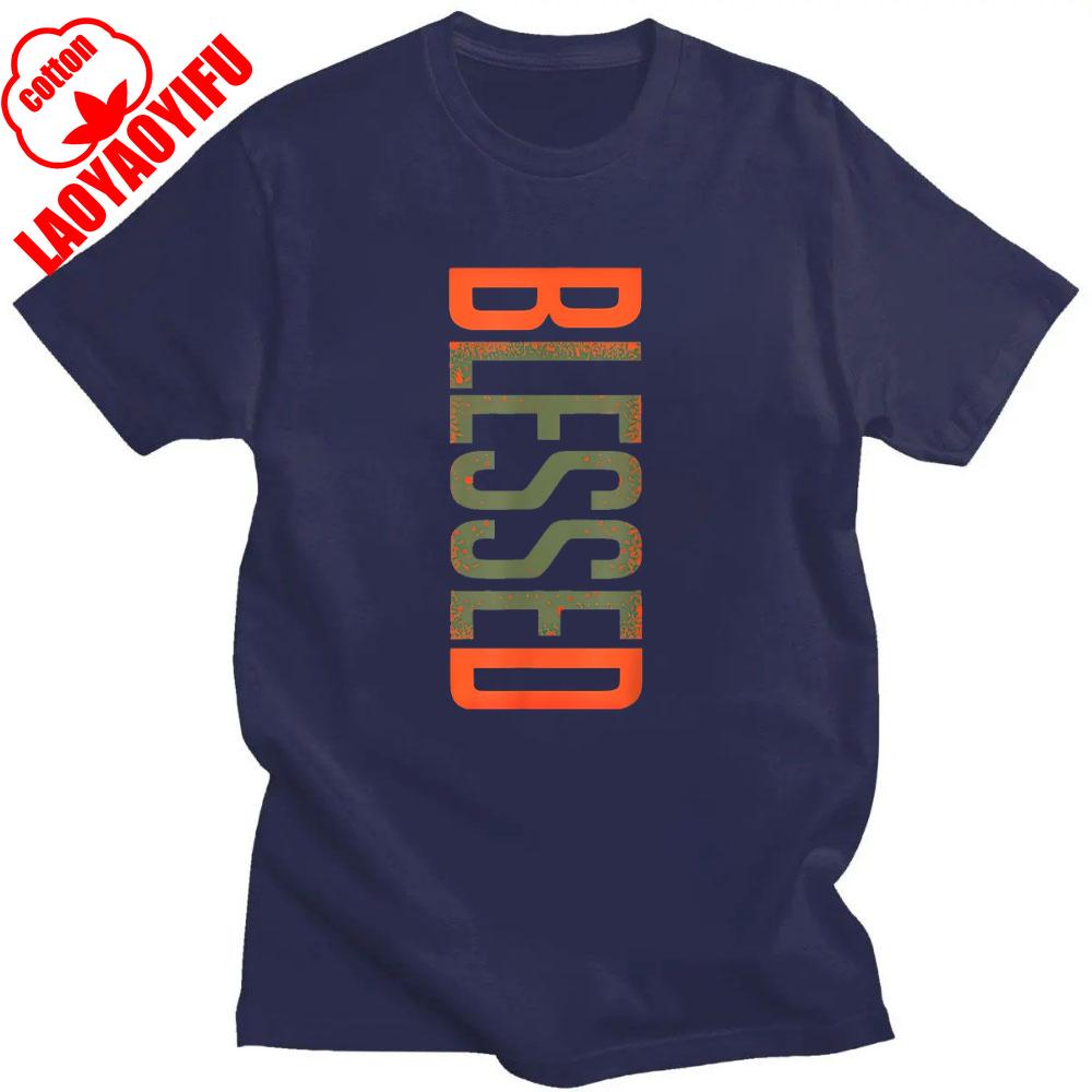 Bless The Olive Army Sun Orange T-shirt Cotton Tops Social Club Printed Hipster Short Sleeve Comfortable Personality Popular