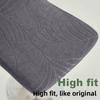 Short Back Jacquard Bar Chair Cover Stretch Elastic Velvet Bar Stool Seat Covers Solid Color Slipcover Dust Cover Banquet Dining