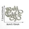 Heart Mr Mrs Metal Die Cuts Carbon Steel Cutting Dies Embossing Stencils for Card Photo Scrapbooking Decorations