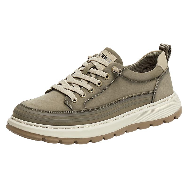 Teenmix Men s Casual Canvas Lace-Up Shoes 39